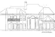 European Style House Plan - 4 Beds 5 Baths 4500 Sq/Ft Plan #20-1199 
