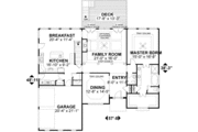 Traditional Style House Plan - 4 Beds 3.5 Baths 3012 Sq/Ft Plan #56-210 Floor 