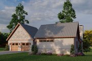 Ranch Style House Plan - 1 Beds 1.5 Baths 1191 Sq/Ft Plan #923-448 Exterior 