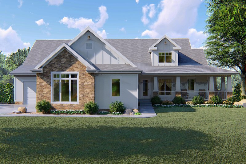 Craftsman Style House Plan - 3 Beds 2.5 Baths 2135 Sq/Ft Plan #455-215 ...