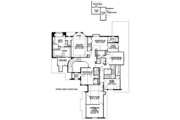 European Style House Plan - 4 Beds 4.5 Baths 5592 Sq/Ft Plan #141-201 