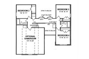 Traditional Style House Plan - 4 Beds 3.5 Baths 2077 Sq/Ft Plan #513-2189 