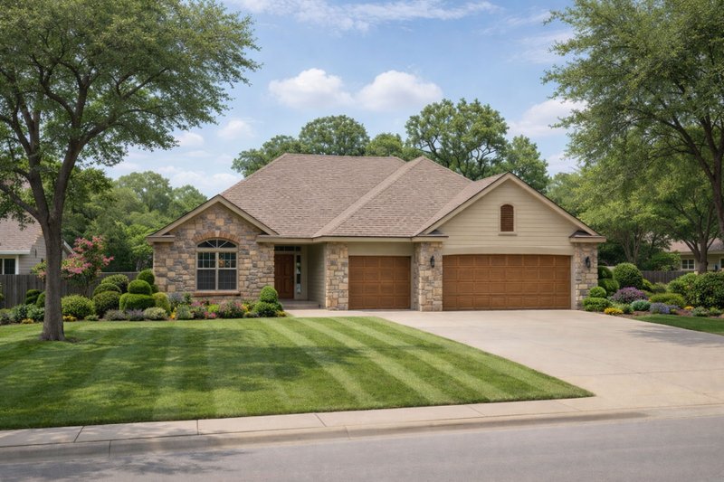 Architectural House Design - Exterior - Front Elevation 2 for Traditional House Plan #20-2089 - 2 bed, 2 bath