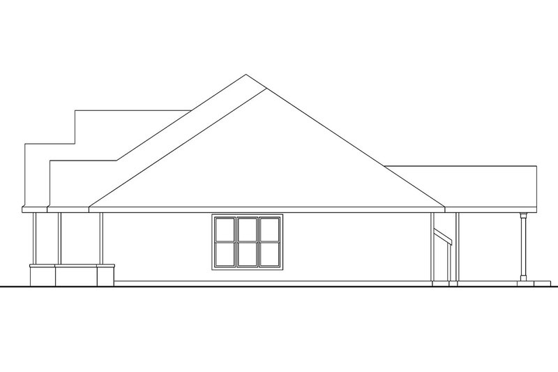 Home Plan - Exterior - Other Elevation 1 for Traditional House Plan #124-590 - 4 bed, 2.5 bath