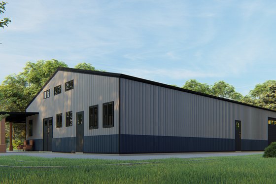 Exterior - Other Elevation 6 for Barndominium House Plan #1107-37 - 2 bed, 2.5 bath