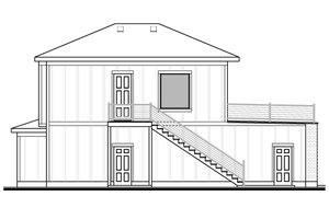 Exterior - Other Elevation for Contemporary House Plan #1073-33, 1 bath