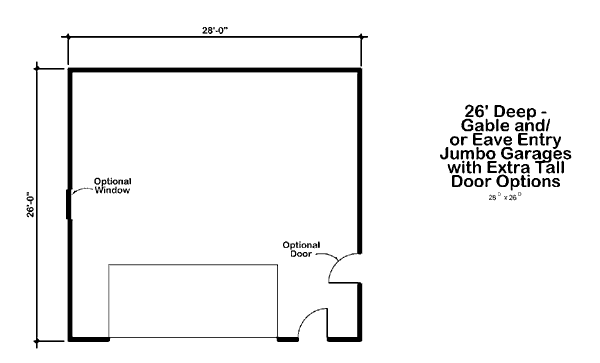 Floor Plan - Main Floor for Traditional House Plan #312-747, 0 bath