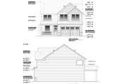 Craftsman Style House Plan - 5 Beds 2.5 Baths 2088 Sq/Ft Plan #53-707 Exterior 