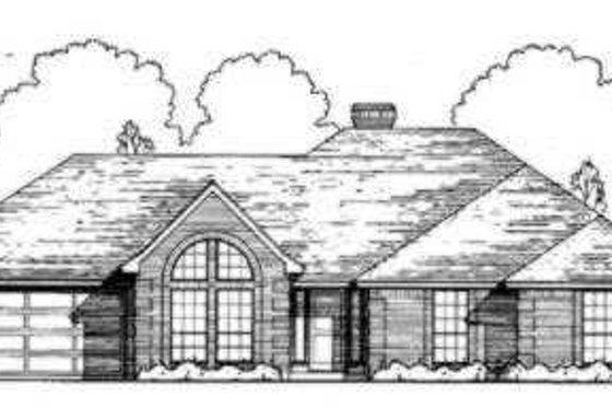 Exterior - Front Elevation for Traditional House Plan #40-312 - 3 bed, 2 bath
