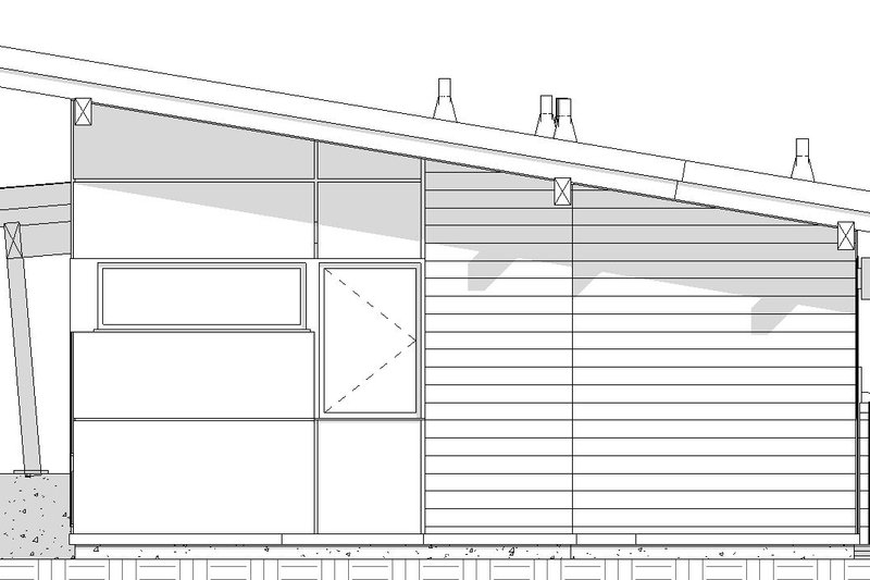 Architectural House Design - Exterior - Other Elevation 6 for Modern House Plan #895-147 - 1 bed, 1 bath
