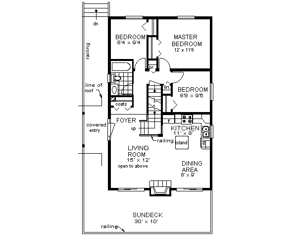 Dream House Plan - Modern Floor Plan - Main Floor Plan #18-284