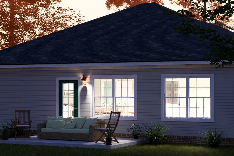 Architectural House Design - Exterior - Other Elevation 4 for Modern House Plan #513-2469 - 3 bed, 2 bath
