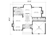 European Style House Plan - 4 Beds 2.5 Baths 3287 Sq/Ft Plan #138-333 