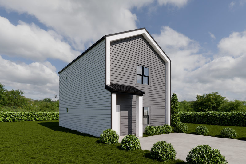 House Plan Design - Exterior - Other Elevation 1 for Modern House Plan #1112-5 - 3 bed, 2.5 bath