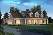 Country Style House Plan - 2 Beds 2.5 Baths 2392 Sq/Ft Plan #57-650 