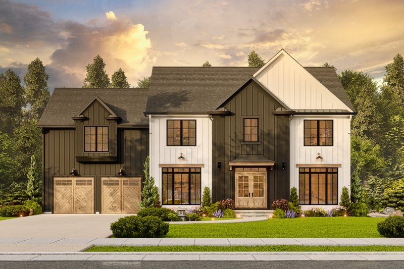 Home Plan - Exterior - Front Elevation 9 for Craftsman House Plan #54-711 - 3 bed, 2 bath