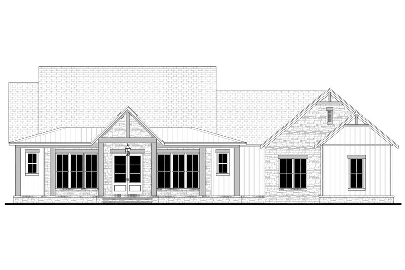 Architectural House Design - Exterior - Front Elevation 4 for Farmhouse House Plan #430-326 - 3 bed, 2.5 bath