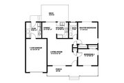 Cottage Style House Plan - 2 Beds 1 Baths 815 Sq/Ft Plan #515-12 