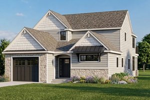 House Design - Exterior - Front Elevation for Traditional House Plan #1064-480 - 3 bed, 2.5 bath