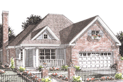 Traditional Style House Plan - 2 Beds 2 Baths 1425 Sq/Ft Plan #20-1419 