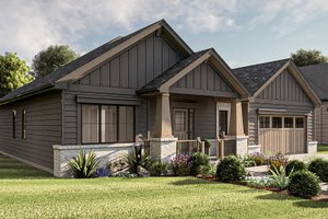 Exterior - Other Elevation for Craftsman House Plan #455-219 - 3 bed, 2 bath