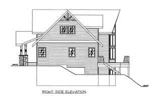 Exterior - Other Elevation for Bungalow House Plan #117-705 - 3 bed, 2.5 bath
