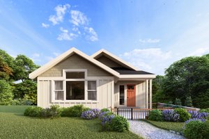 Craftsman Exterior - Front Elevation Plan #124-1391