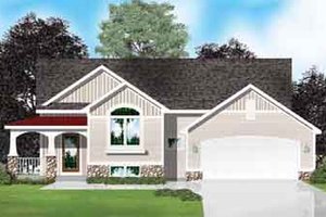 Traditional Exterior - Front Elevation Plan #49-158