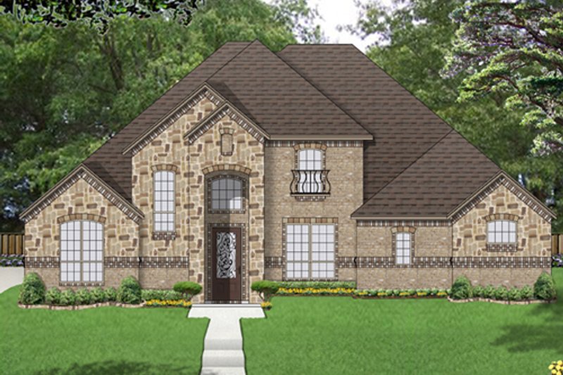 House Design - Traditional Exterior - Front Elevation Plan #84-558
