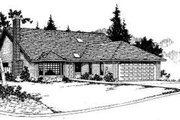 Traditional Style House Plan - 3 Beds 2 Baths 1352 Sq/Ft Plan #303-288 