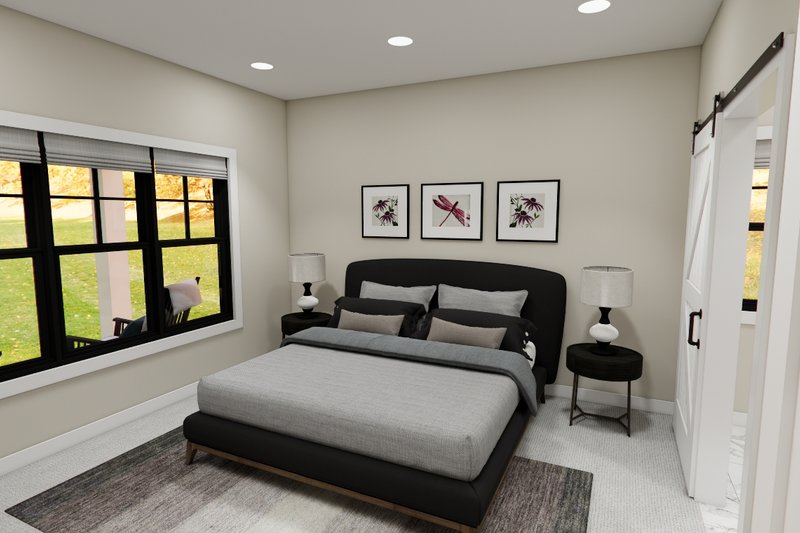 House Design - Interior - Master Bedroom for Farmhouse House Plan #51-1395 - 3 bed, 2.5 bath