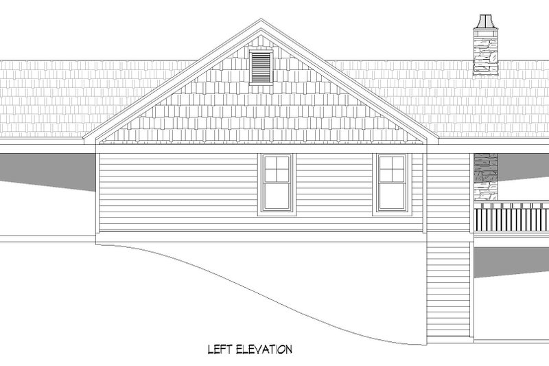 Architectural House Design - Exterior - Other Elevation for Country House Plan #932-383 - 3 bed, 3 bath