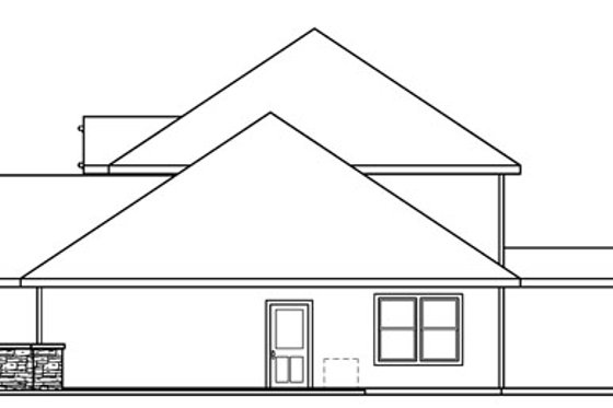 Exterior - Other Elevation 1 for Craftsman House Plan #124-712 - 4 bed, 2.5 bath