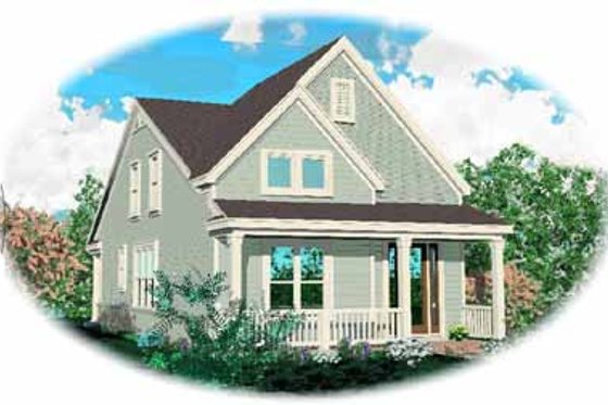 Farmhouse Exterior - Front Elevation Plan #81-133