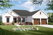 Country Style House Plan - 3 Beds 2 Baths 1600 Sq/Ft Plan #21-454 