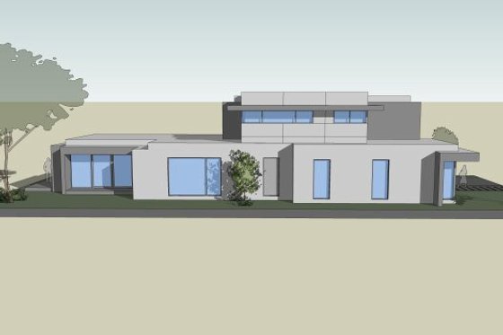 Exterior - Other Elevation 4 for Modern House Plan #496-26 - 3 bed, 2.5 bath