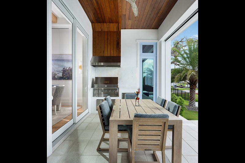 House Blueprint - Exterior - Outdoor Living 7 for Traditional House Plan #938-163 - 3 bed, 3.5 bath