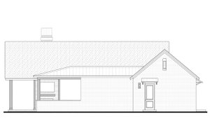 Exterior - Other Elevation 1 for Traditional House Plan #430-323, 1 bath