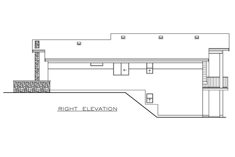 Home Plan - Exterior - Other Elevation 1 for Contemporary House Plan #1100-78 - 3 bed, 2 bath