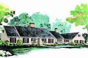 Traditional Style House Plan - 3 Beds 5 Baths 3046 Sq/Ft Plan #72-300 