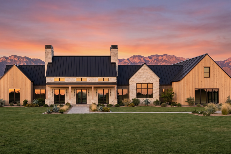 Dream House Plan - Exterior - Front Elevation 3 for Country House Plan #1096-208 - 4 bed, 5.5 bath