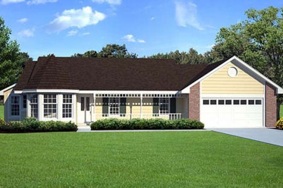 Exterior - Other Elevation for Farmhouse House Plan #312-527 - 3 bed, 2 bath