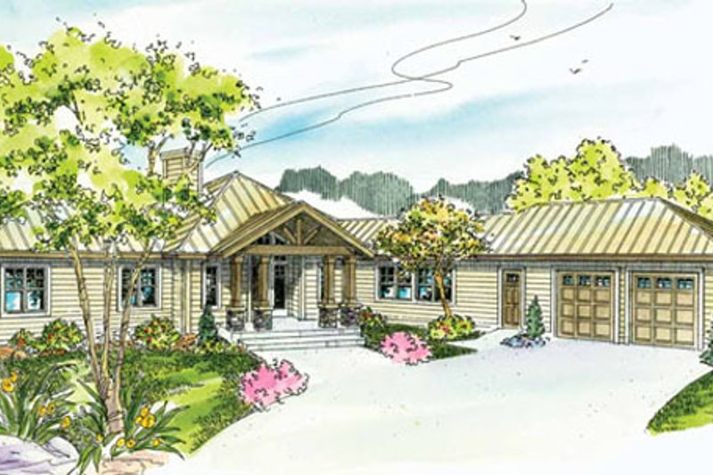 Dream House Plan - Craftsman Exterior - Front Elevation Plan #124-731