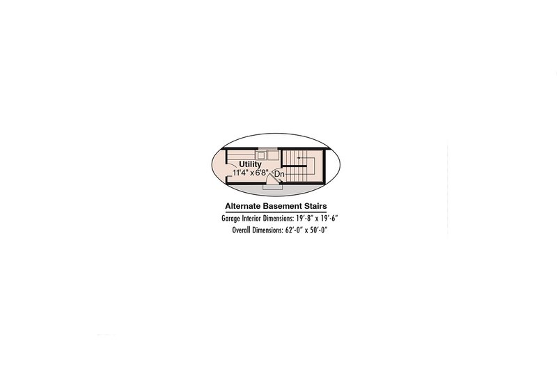Home Plan - Floor Plan - Other Floor for Farmhouse House Plan #124-406 - 3 bed, 2 bath