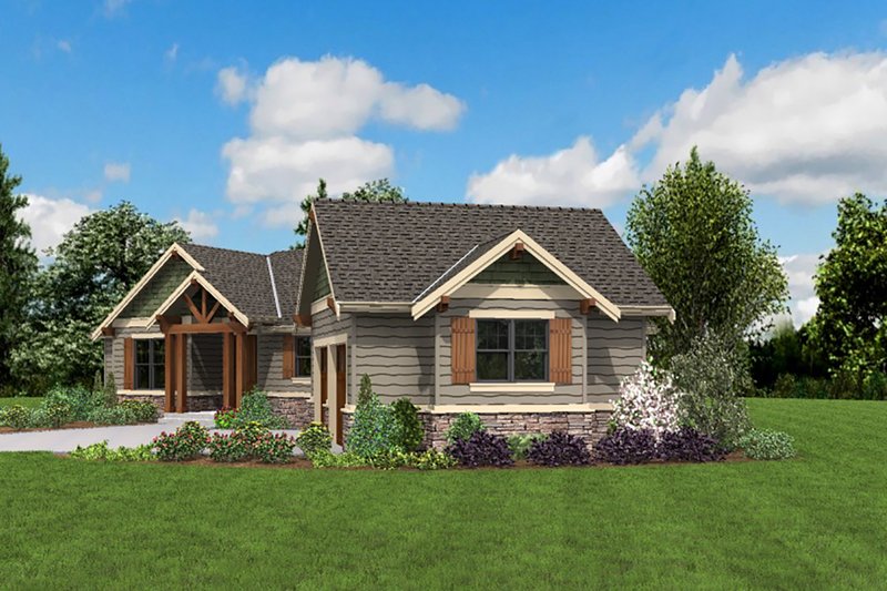 House Design - Exterior - Other Elevation 1 for Craftsman House Plan #48-952 - 3 bed, 2.5 bath