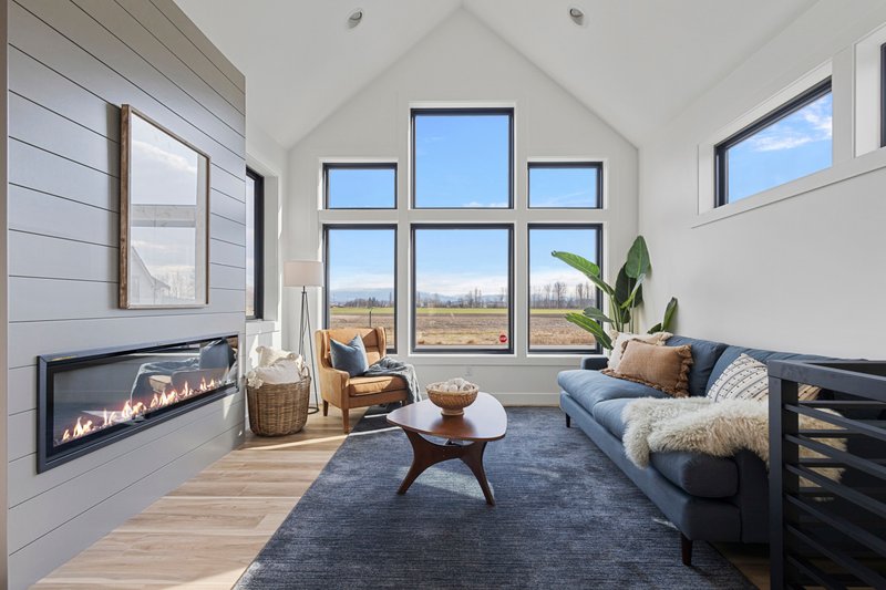 House Plan Design - Interior - Family Room for Contemporary House Plan #1070-228 - 2 bed, 2.5 bath