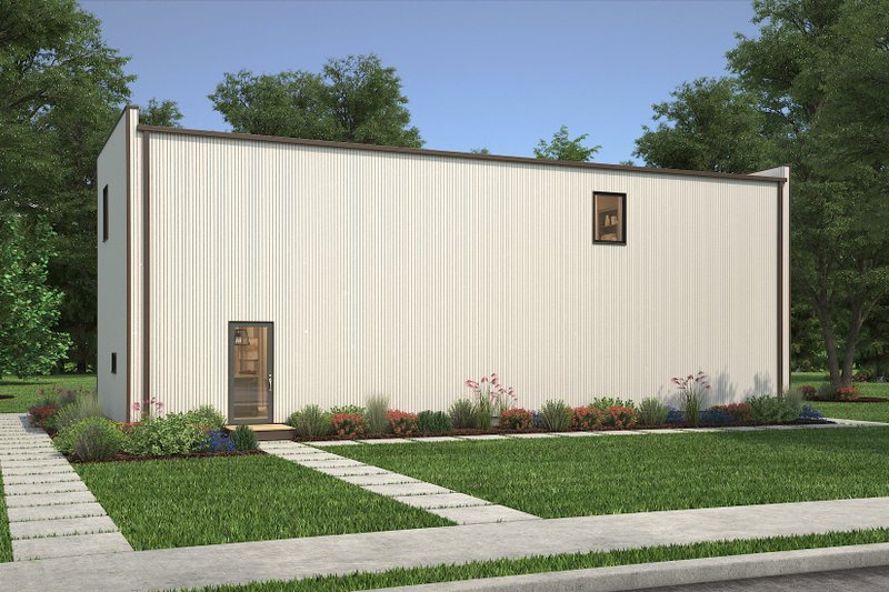 Architectural House Design - Exterior - Front Elevation 1 for Modern House Plan #497-18 - 3 bed, 2.5 bath