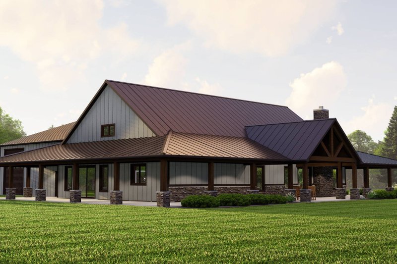 House Blueprint - Exterior - Other Elevation 1 for Country House Plan #1064-278 - 2 bed, 2.5 bath