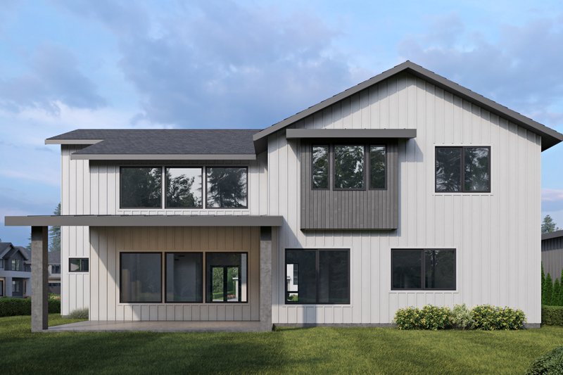 Dream House Plan - Exterior - Rear Elevation for Farmhouse House Plan #1066-243 - 3 bed, 4 bath