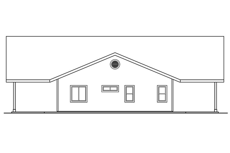 Home Plan - Exterior - Other Elevation 1 for Contemporary House Plan #124-624 - 3 bed, 2.5 bath